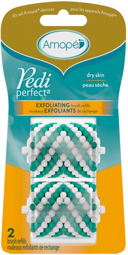Amope Pedi Perfect Electronic Foot File Exfoliating Brush Refills