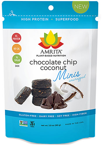 Amrita Minis Gluten Free Unwrapped Chocolate Chip Coconut -- 3 oz