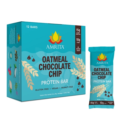 Amrita Protein Bar Oatmeal Chocolate Chip