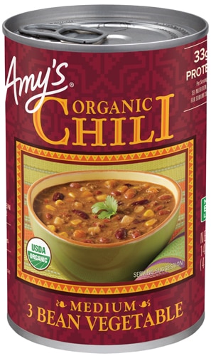 Amy's Organic Chili with Vegetables