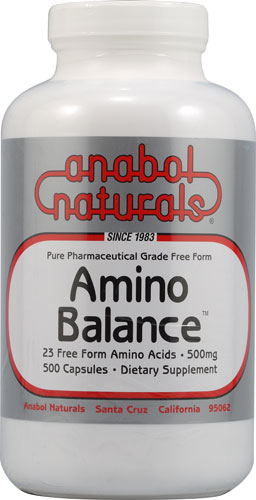 AnabolNaturals Amino Balance -- 500 mg - 500 Capsules
