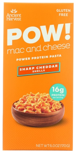 Ancient Harvest Pow!™ Mac &amp; Cheese Sharp Cheddar Shells -- 6 oz