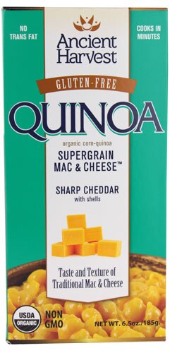 Ancient Harvest Quinoa Supergrain Mac &amp; Cheese Sharp Cheddar -- 6.5 oz