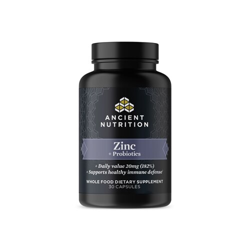 Ancient Nutrition Ancient Nutrients Zinc plus Probiotics -- 30 Capsules