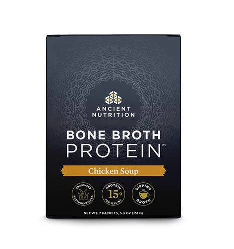 Ancient Nutrition Bone Broth Protein Chicken Soup -- 7 Packets
