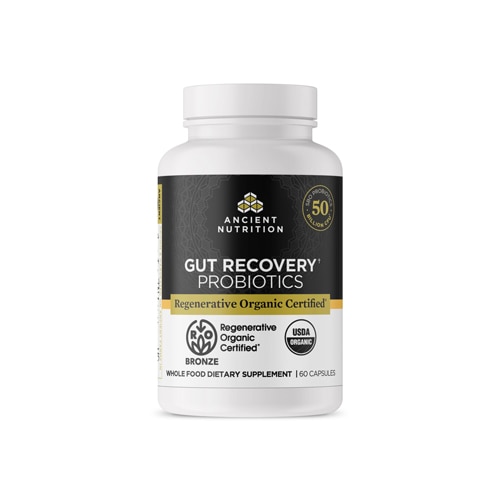 Ancient Nutrition ROC - Gut Recovery Probiotics -- 50 billion CFU - 60 Capsules