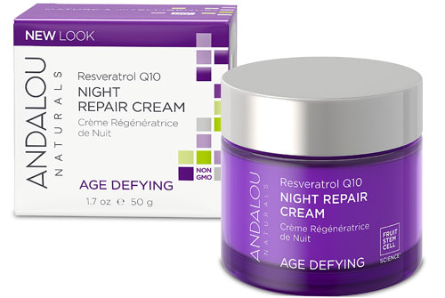 Andalou Naturals Age Defying Resveratrol Q10 Night Repair Cream