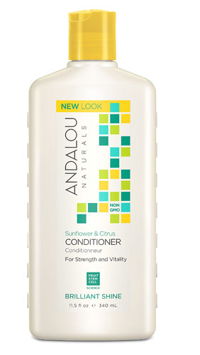 Andalou Naturals Brilliant Shine Conditioner Sunflower and Citrus -- 11.5 fl oz