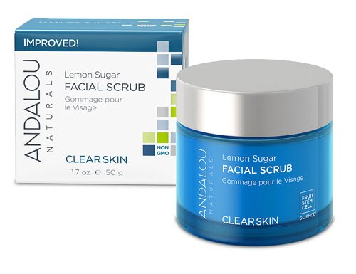 Andalou Naturals Clear Skin Facial Scrub Lemon Sugar