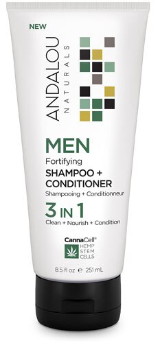 Andalou Naturals MEN Fortifying Shampoo plus Conditioner 3 in 1