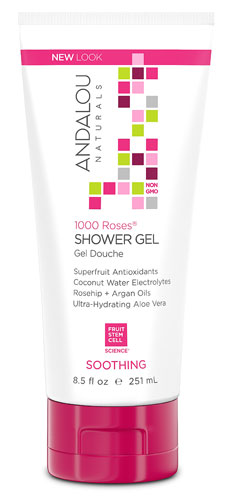 Andalou Naturals Soothing Shower Gel 1000 Roses® -- 8.5 fl oz