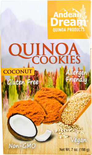Andean Dream Gluten Free Quinoa Cookies Coconut