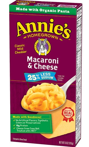 Annie's Homegrown Macaroni & Cheese Classic Mild Cheddar