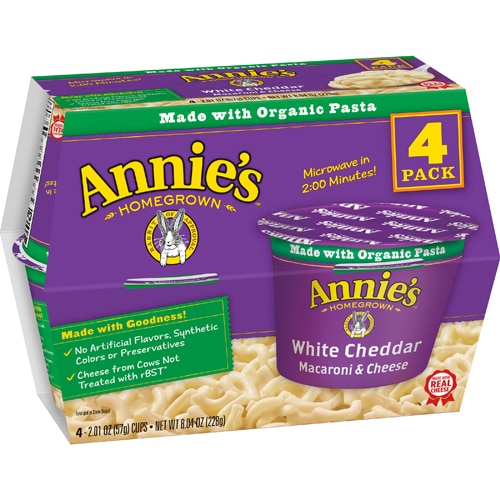 Annie's Homegrown Microwavable White Cheddar Macaroni & Cheese