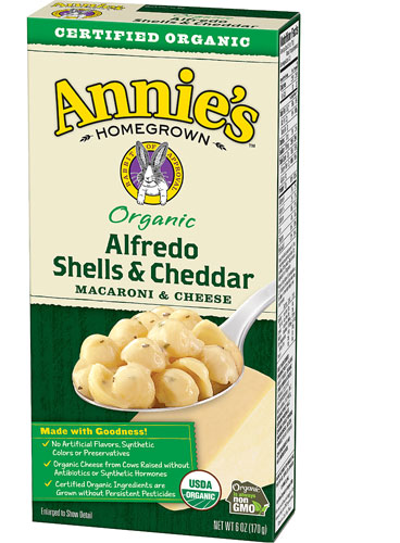 Annie's Homegrown Organic Alfredo Shells & Cheddar Macaroni & Cheese -- 6 oz