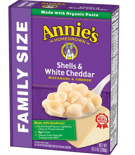 Annie's Homegrown Shells & White Cheddar Family Size