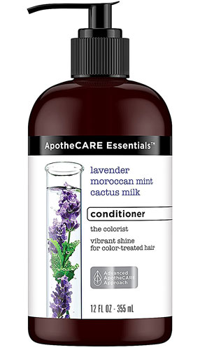 ApotheCARE Essentials Conditioner The Colorist Lavender Moroccan Mint Cactus Milk -- 12 fl oz