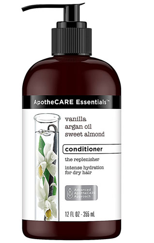 ApotheCARE Essentials Conditioner The Replenisher Vanilla Argan Oil Sweet Almond -- 12 fl oz