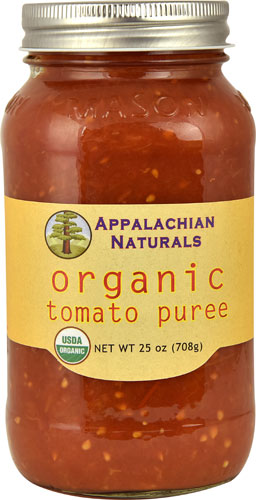 Appalachian Naturals Organic Tomato Puree -- 25 oz