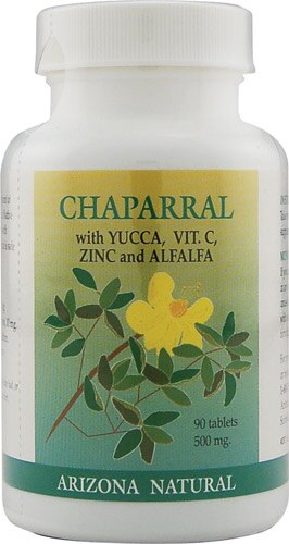 Arizona Natural Products Chaparral Complex -- 500 mg - 90 Tablets