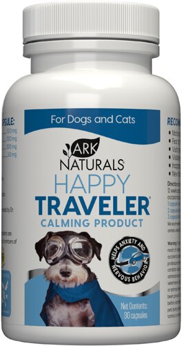 Ark Naturals Happy Traveler for Dogs and Cats -- 30 Capsules