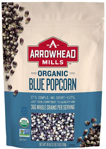 Arrowhead Mills Organic Blue Popcorn Kernels