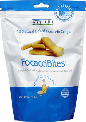 Asturi All Natural FocacciBites™ Olive Oil &amp; Sea Salt -- 4.23 oz