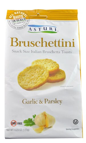 Asturi Bruschettini Garlic &amp; Parsley -- 4.23 oz