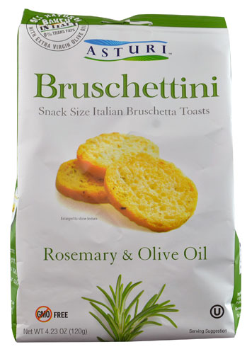 Asturi Bruschettini Rosemary &amp; Olive Oil -- 4.23 oz