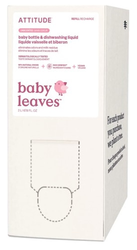 Attitude Baby Bottle & Dishwashing Liquid Unscented