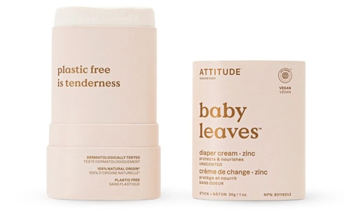 Attitude Baby Leaves Diaper Cream Zinc Balm Unscented