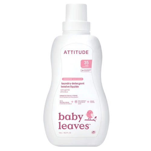 Attitude Baby Leaves Laundry Detergent 35 Loads Unscented