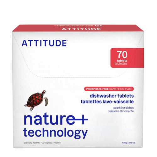 Attitude Dishwasher Tablets Sparkling Dishes