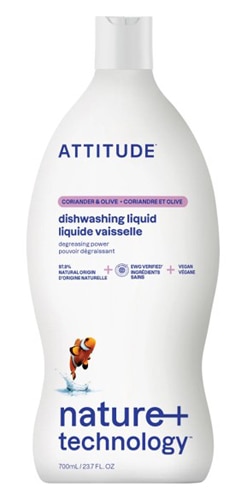 Attitude Dishwashing Liquid Coriander & Olive