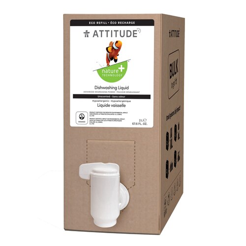 Attitude Dishwashing Liquid Unscented