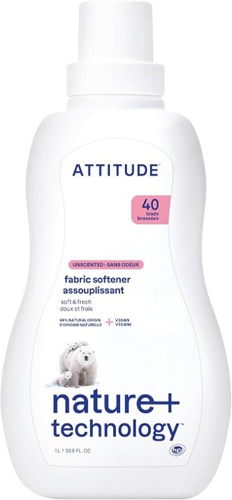 Attitude Fabric Softener Unscented 40 Loads