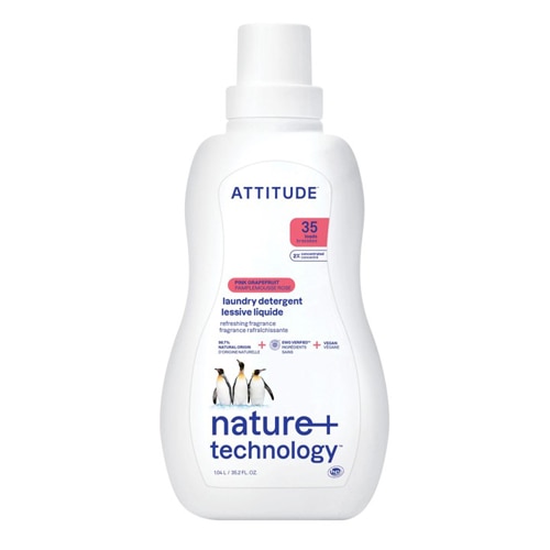 Attitude Liquid Laundry Detergent 35 Loads Pink Grapefruit