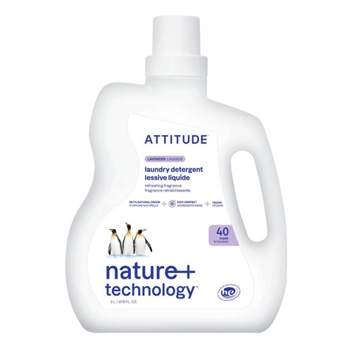 Attitude Liquid Laundry Detergent 40 Loads Lavender