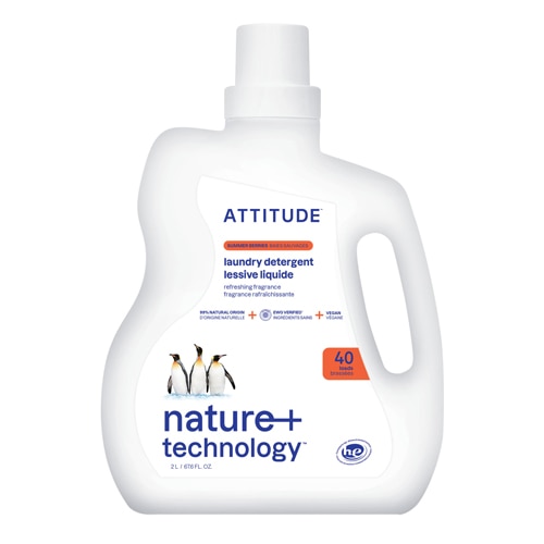 Attitude Liquid Laundry Detergent 40 Loads Summer Berries