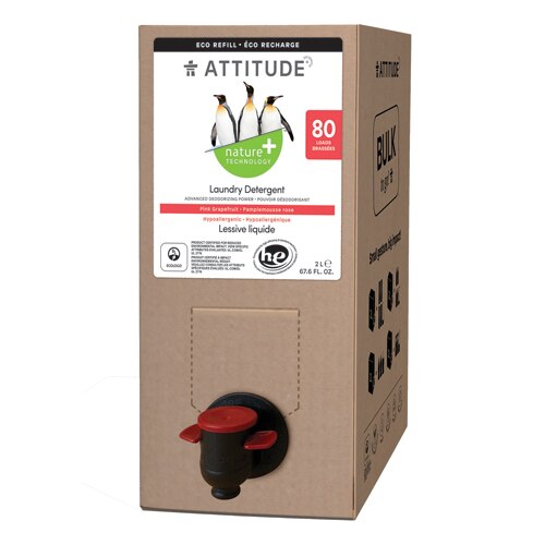 Attitude Liquid Laundry Detergent Pink HE Grapefruit