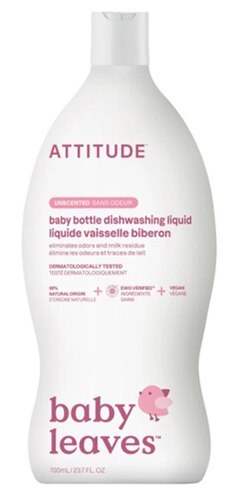 Attitude Little Ones Baby Bottle & Dishwashing Liquid Fragrance Free -- 23.7 fl oz