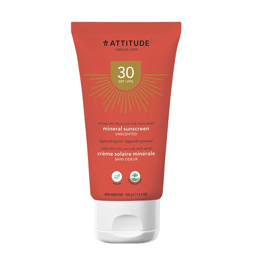 Attitude Mineral Sunscreen - SPF 30 Unscented