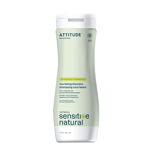 Attitude Sensitive Skin Shampoo - Nourish & Shine - Avocado