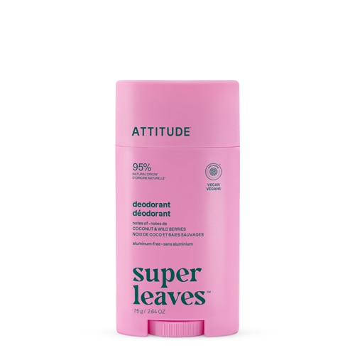 Attitude Super Leaves Deodorant Coconut and Wild Berries
