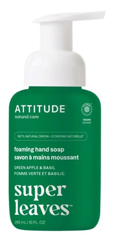 Attitude Super Leaves Foaming Hand Soap - Green Apple & Basil