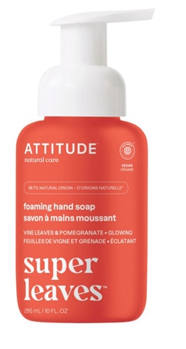 Attitude Super Leaves Foaming Hand Soap - Red Vine Leaves -- 10 fl oz