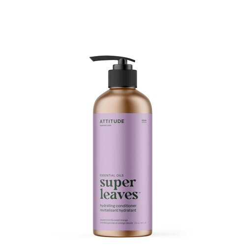 Attitude Super Leaves Hydrating Conditioner - Aluminum Collection - Peppermint & Sweet Orange