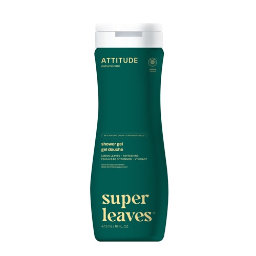 Attitude Super Leaves Shower Gel Regenerating Lemon Leaves -- 16 fl oz