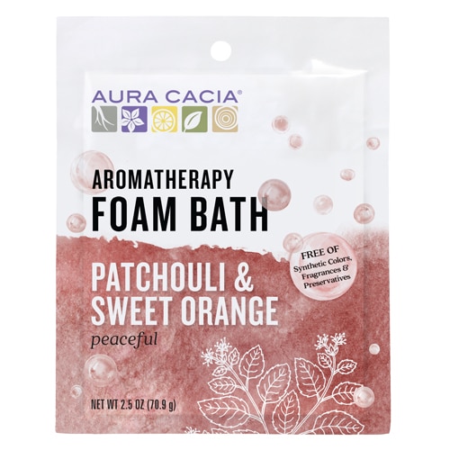 Aura Cacia Patchouli & Sweet Orange Foam Bath 14 oz.