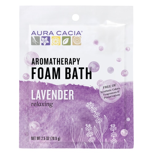 Aura Cacia Foam Bath Relaxing Lavender -- 2.5 oz
